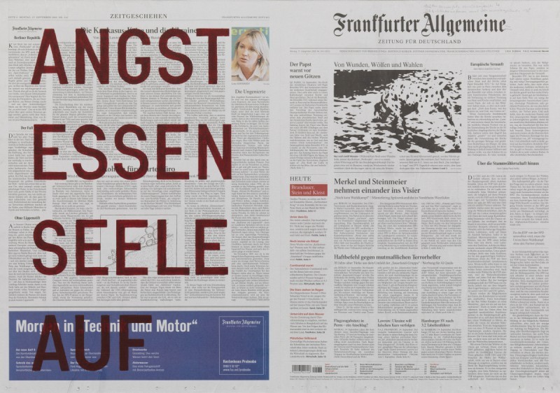 untitled (angst essen seele auf, frankfurter allgemeine, september 15, 2008)