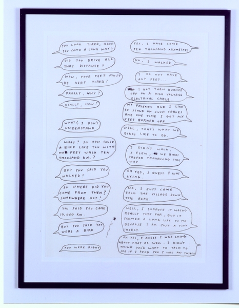 Untitled (You look tired, have you come a long way?)
