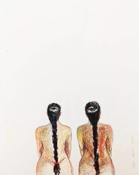 Self-portrait (Two Women)