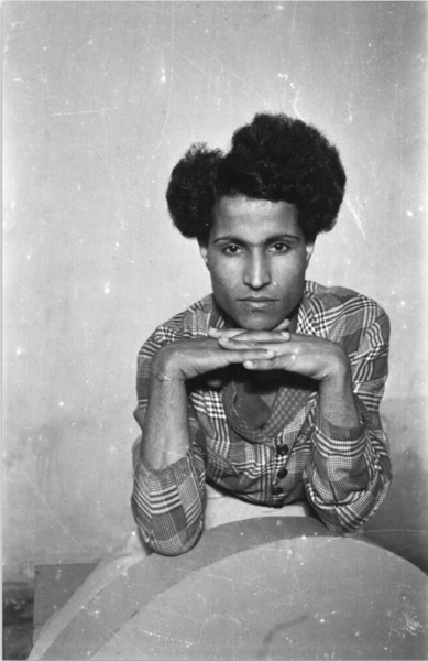 Ahmad el Abed, a tailor Madani's parent's home, the studio, Saida, Lebanon, 1948-53 (from the series Objects of Study/Studio Shehrazade/Hashem El Madani/ Studio Practices)