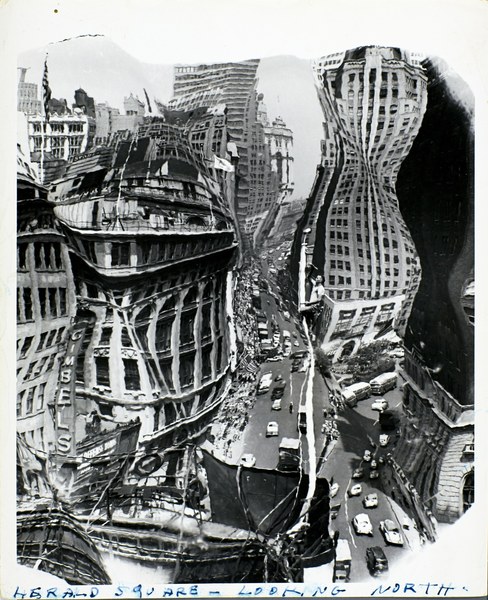 Herald Square - Looking North (Distortion), New York